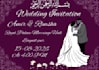 wedding mehndi walima islamic invitation card