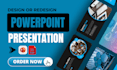 redesign powerpoint presentation, ppt slides and presentation design