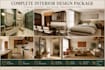 create complete interior design with 2d plans and 3d renders