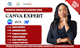 build responsive canva website design canva landing page canva website canva