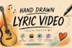 create amazing animated hand drawn lyric video