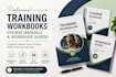 design professional training workbooks, format course manuals, workshop guide