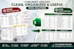 do expert excel data formatting and dashboards