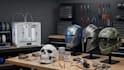 model 3d mask print and paint cosplay props 3d helmet