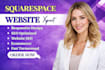 squarespace website design squarespace website redesign squarespace landing page