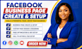 create, setup and optimize your facebook business page
