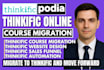 thinkific course migration setup modules lessons thinkific sales checkout page