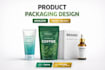 design product packaging, labels, pouch, jar, bottle, box packaging for brands