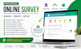 create professional online survey forms, questionnaire and market research