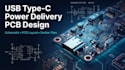 design custom usb type c power delivery pcb with schematic design