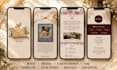 create custom wedding and event website invitation with rsvp