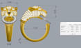 3d cad jewelry design, 3d necklace, bracelet, 3d pendant, 3d grillz, cuban chain