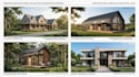 do 3d farmhouse, barndominium, tiny house, facade rendering