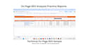 do on page and technical SEO for wordpress