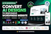 convert ai designs to a responsive wordpress website