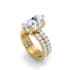 create custom engagement ring and jewelry cad design for 3d printing