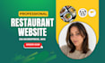 restaurant website, wine website, food website, coffee website on wordpress, wix