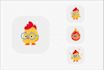 create character mascot rive, lottie animations web and app