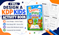 design complete KDP kids activity book