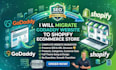 migrate godaddy website to shopify ecommerce store with SEO preserved