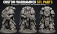 sculpt 3d warhammer, 3d miniature, 3d figurine, tabletop dnd model for 3d print