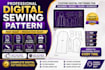 create digital sewing patterns and pattern grading  garment pattern in PDF, dxf