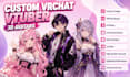 create custom 3d vtuber avatar, vrchat avatar and vroid character models