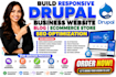 build responsive drupal business website blog ecommerce store SEO optimization