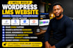 create elearning website, online course website, membership website with lms
