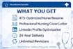 write ats nurse resume , nursing CV coverletter