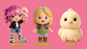 create cute chibi 3d character modeling