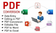 do pdf to word or pdf to excel file