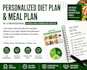 be your dietitian, nutritionist creating diet plan, meal plan