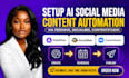 setup ai social media content automation via feedhive, socialbee, contentstudio