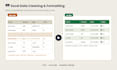 clean, format, merge, split and analyze excel data