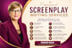 provide professional screenplay coverage and detailed script feedback