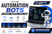 build appointment bot, reservation bot, amazon bot and web automation bot