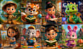 design fun and educational cartoon characters to make learning fun and engaging