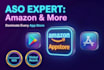 do professional aso for google play, amazon appstore and apple app store