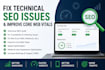 fix technical SEO issues and improve core web vitals