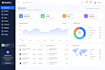 develop an admin dashboard UI