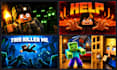 design minecraft youtube thumbnails that get more clicks