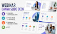 create canva slide deck webinar, online course pitch deck, PPT and google slides