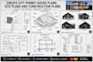 create city permit house plans, site plans and construction plans