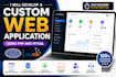 develop a custom web application using PHP and mysq