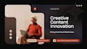 design media content startup pitch deck streaming entertainment investor deck