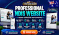 create a professional ndis website for ndis providers