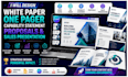 design white paper, one pager, capability statement business proposal sales deck