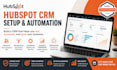 setup hubspot CRM with automation and workflow integration