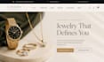 design squarespace jewelry website necklace website watch ecommerce website